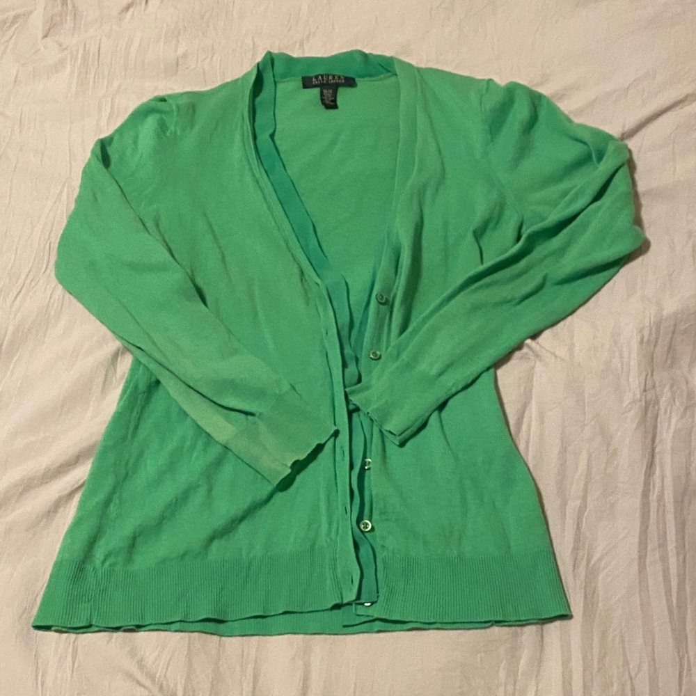 LAUREN Button-Up Cardigan